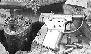 Liberator Pistol from WWII issued to OSS. Caliber .45 ACP