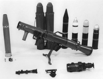 Carl Gustav 84mm anti-tank weapon