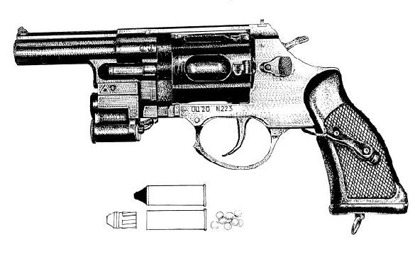 OTs-20 GNOM revolver 12.5mm