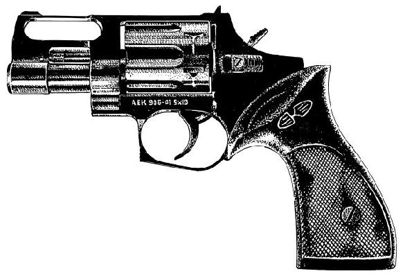 Nosorog AEK 906 revolver 9mm