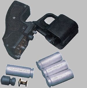 PB-4M Pistol Fires rubber bullets