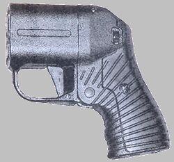 PB-4M Pistol Fires rubber bullets