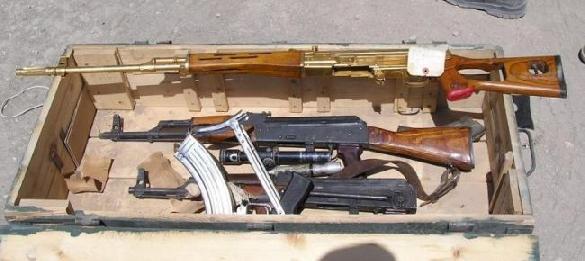 Saddam's Gold finish Dragunov (SVD) 7.62x54R