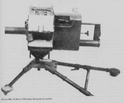 HONEYWELL MULTIPLE GRENADE LAUNCHER Mk18 Mod 0 (HMGL) 40mm