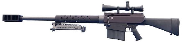 Model BA50: Bolt-Action-Repeater .50BMG Rifle