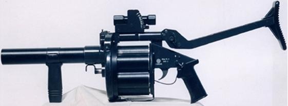 MKEK 40mm Tamburlu Bombaatar Revolver Grenade Launcher